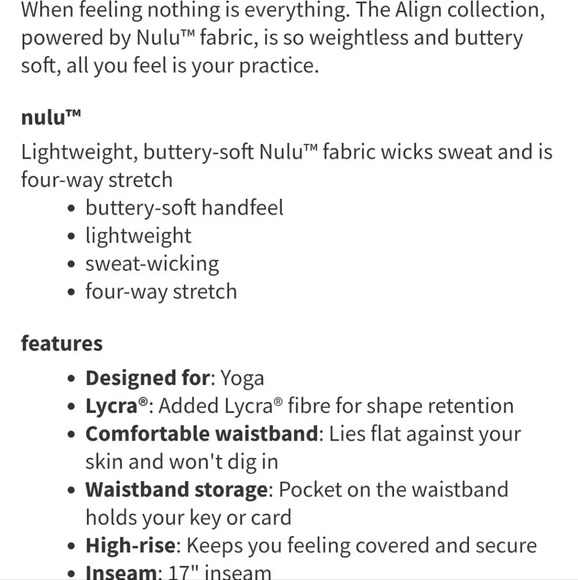 Lululemon 2022 Align High Rise Crop 17" Cheetah Camo Antique White Leggings Sz 8 - Picture 12 of 12